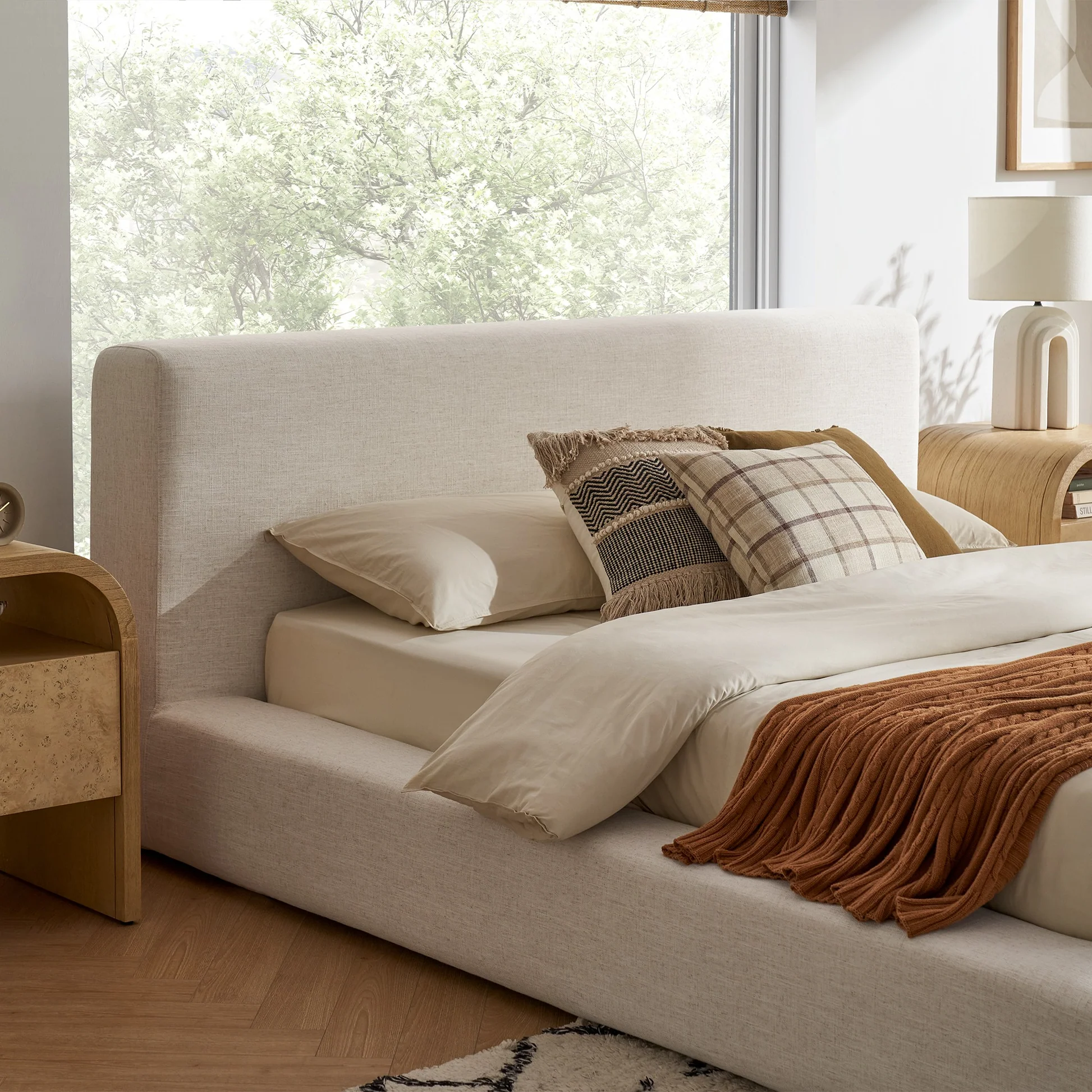 Create Comfort Chelsea Bed Review: Is This Curved Upholstered Bed Worth $1,099?