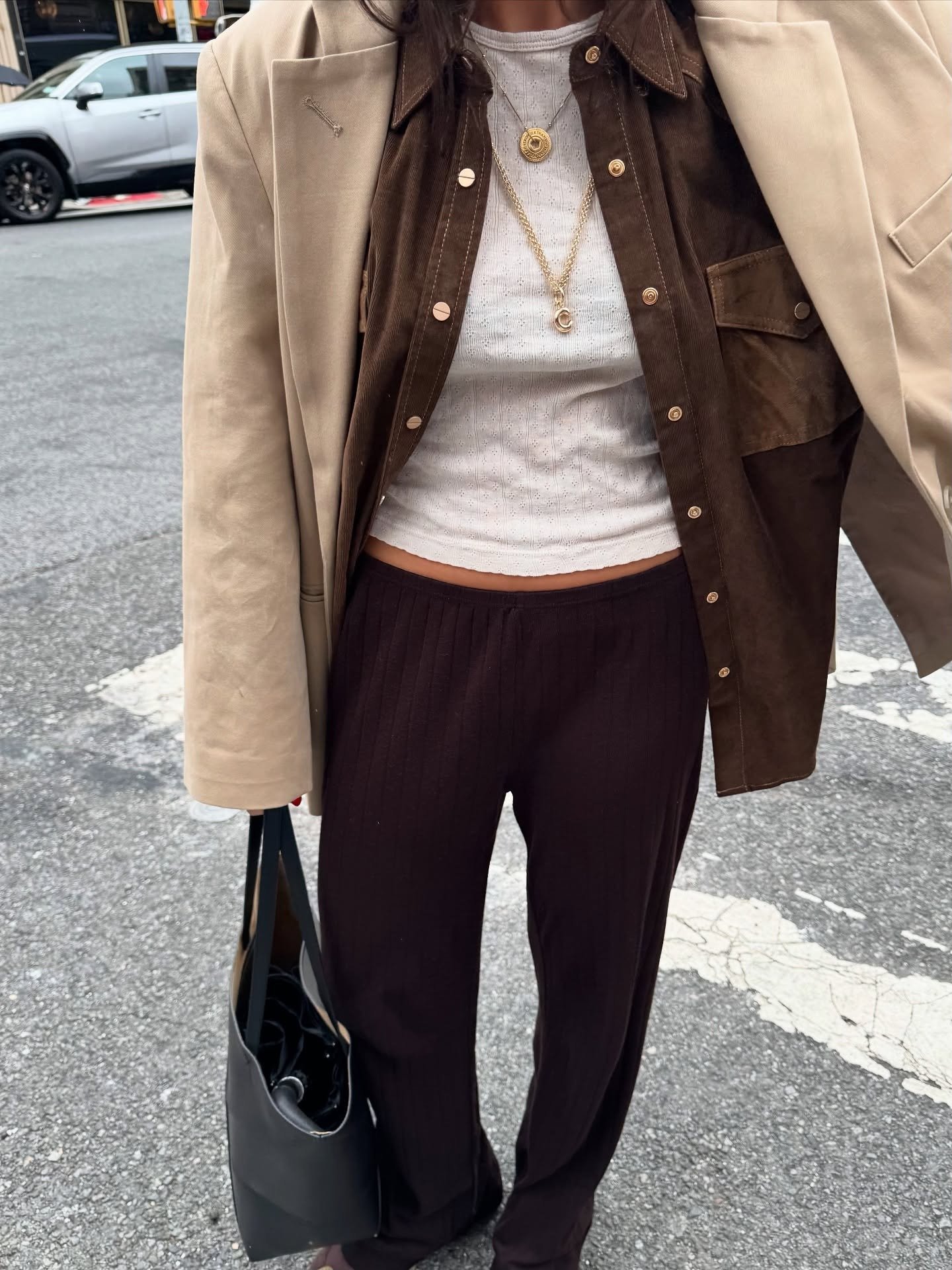 The Pointelle Simple Crop Pant