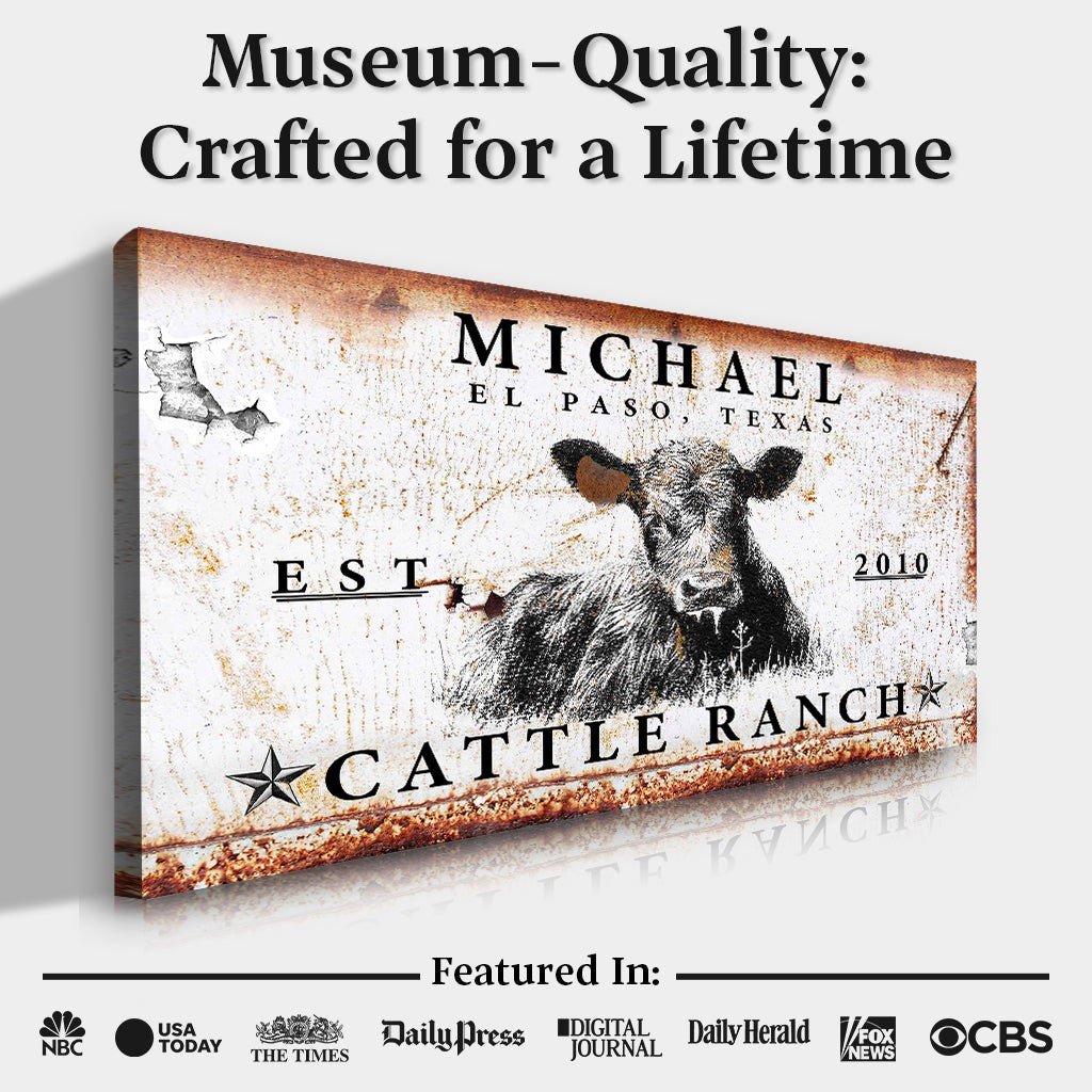 Cattle Ranch Sign