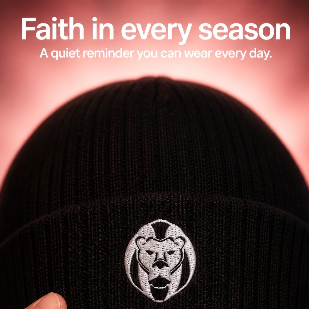 Faithful Seasons Rib Knit Beanie