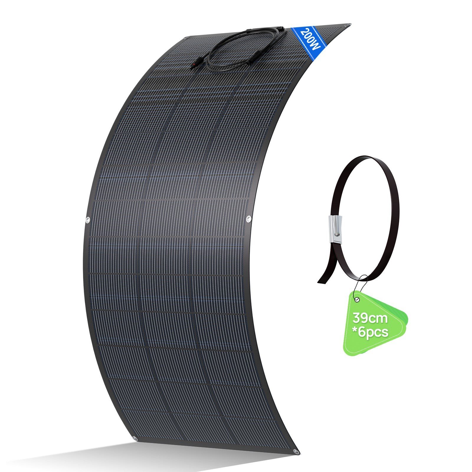 ECO-WORTHY 200Wp Flexible Solar Panel (Monocrystalline)