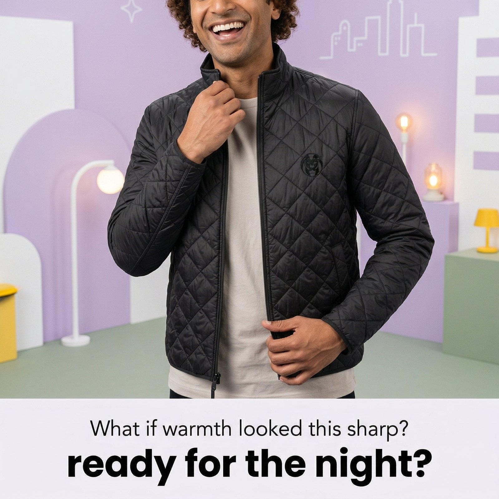 Christian Alexander's Diamond Quilt Jacket